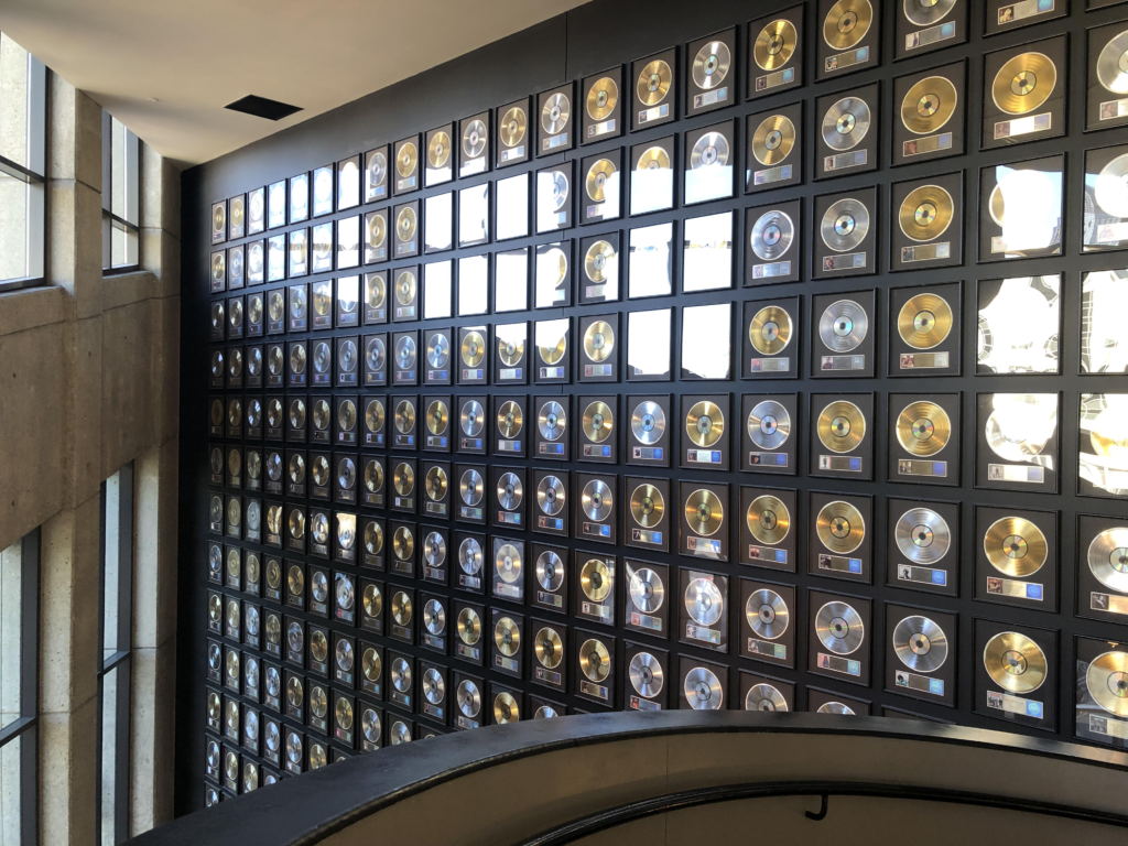 Golden records at the Country Music Hall of Fame 
